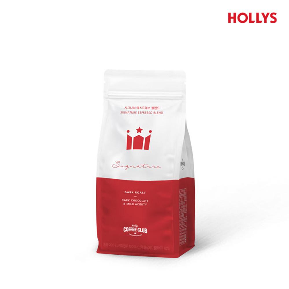 [할리스] 시그니처 에스프레소 블렌드  홀빈 원두커피 200g