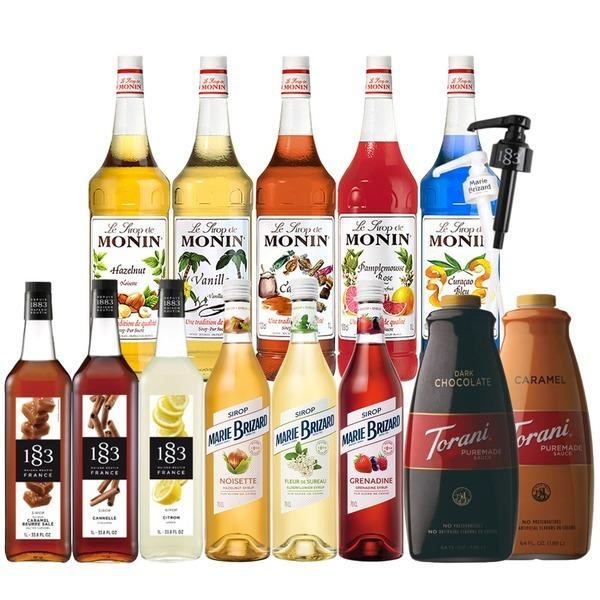 모닌 1883 다빈치 시럽 마리브리자드 바닐라 카라멜