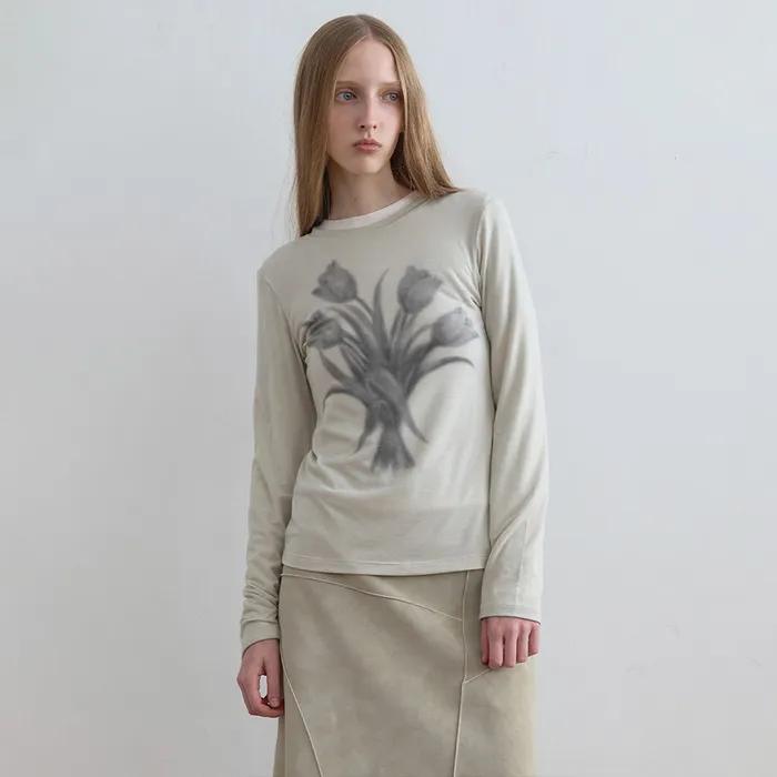 Romantic Jersey Top Sage
