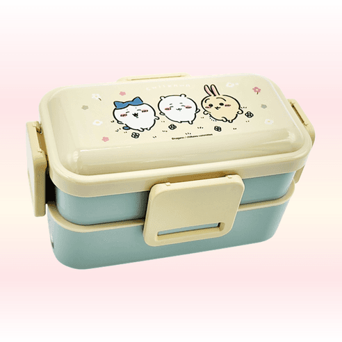 스케이터 치이카와 먼작귀 농담곰 도시락 모음 PFLW4AG / QAF2BAAG / PFLB6AG / RBF3ANAG / XPM4 / XPMG, 2단 도시락 600..., 1개