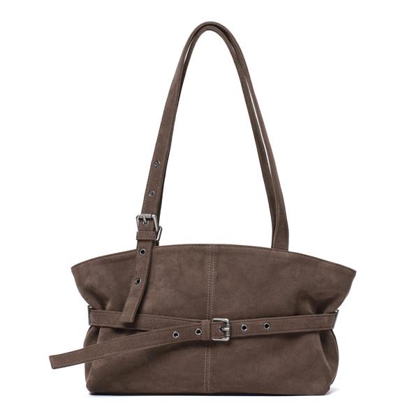 르벨트백 le belt bag M suede khaki gray