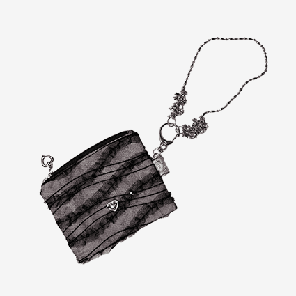 비밀에 잠기어 죽다 pouch key-ring VER.2 (Violet)
