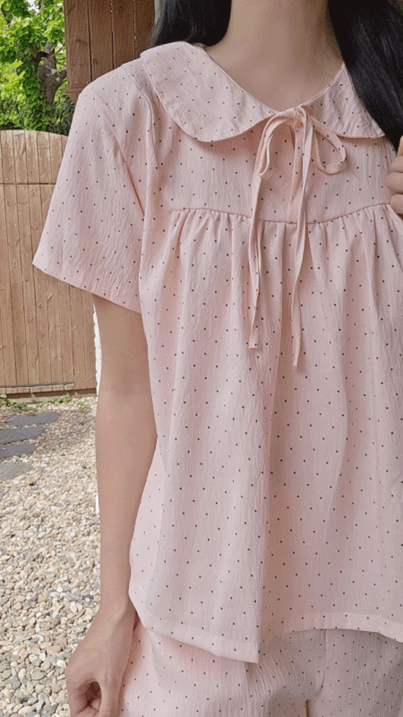 ✨MADE/55-88✨솝 도트 파자마 set