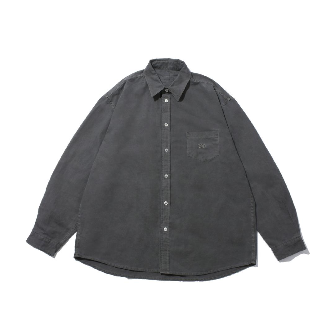 Pigment oxford shirts dark gray