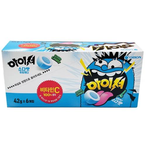 아이셔캔디 소다맛 42g, 6개