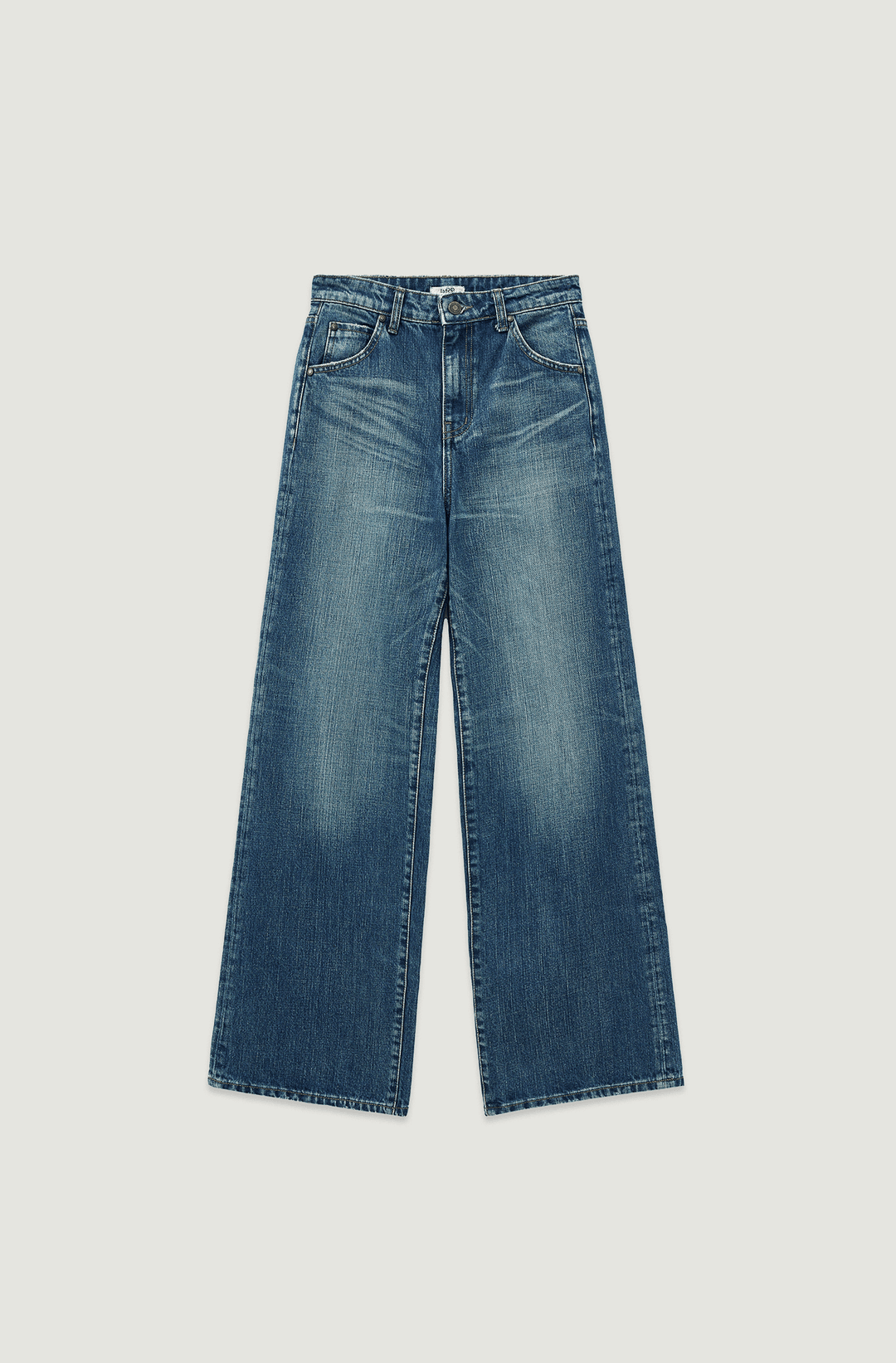 (W) 트라페즈 와이드 데님 SMOKING BLUE