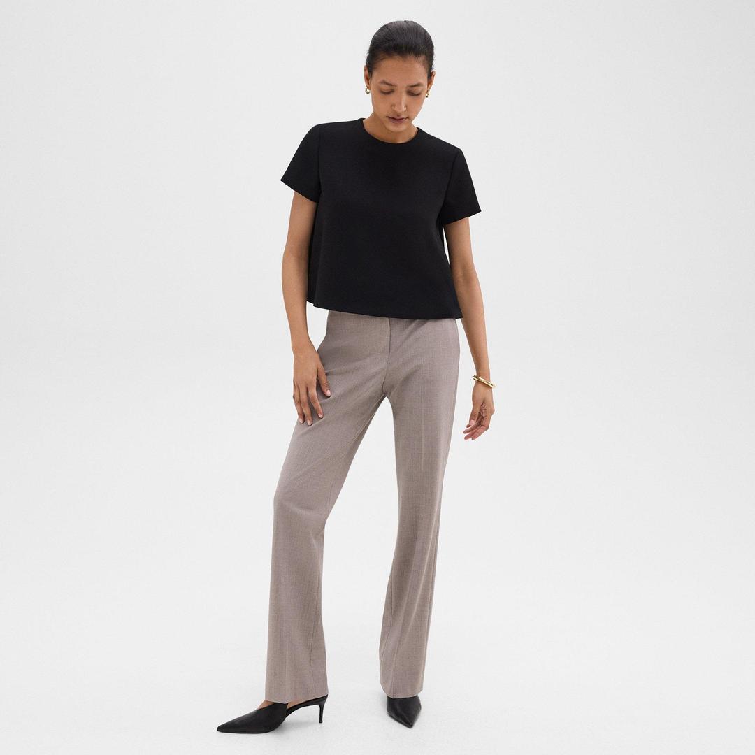 Good Wool Flared Pant | Theory