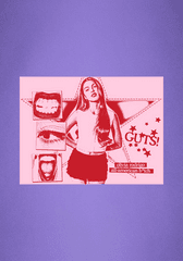 GUTS olivia rodrigo all-american bitch poster