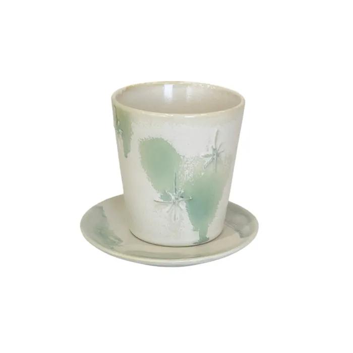 snowflower series _  watercup / 눈꽃물컵 (프리미엄수채화) + 컵받침 추가 가능