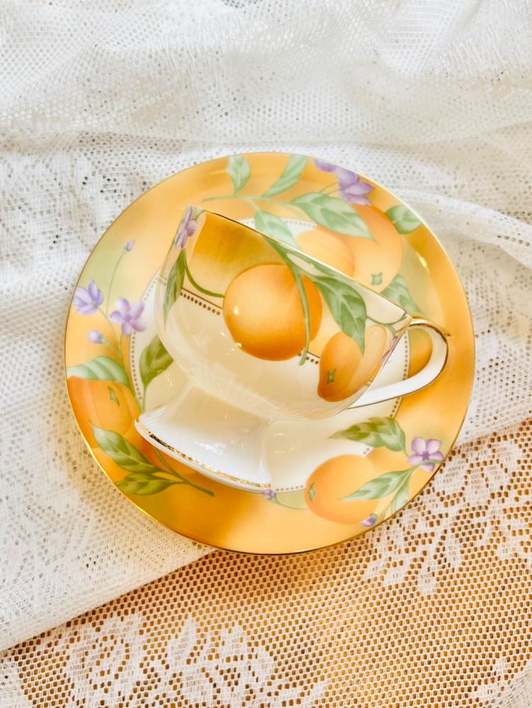 행남사 과일 커피잔 본차이나