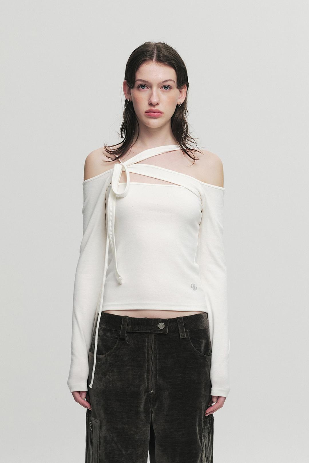 TANGLE STRAP TOP / IVORY