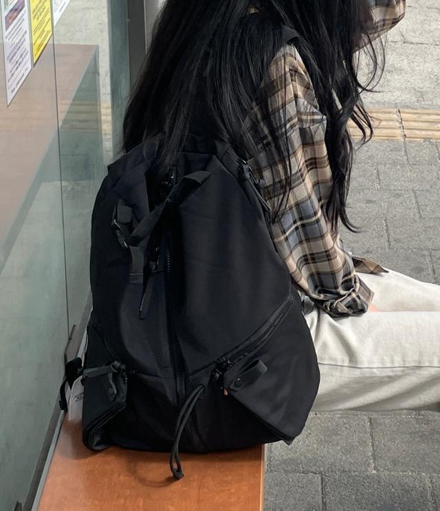 남녀공용 데일리 워크 백팩 노트북가방 학생가방 : 스탠다드업