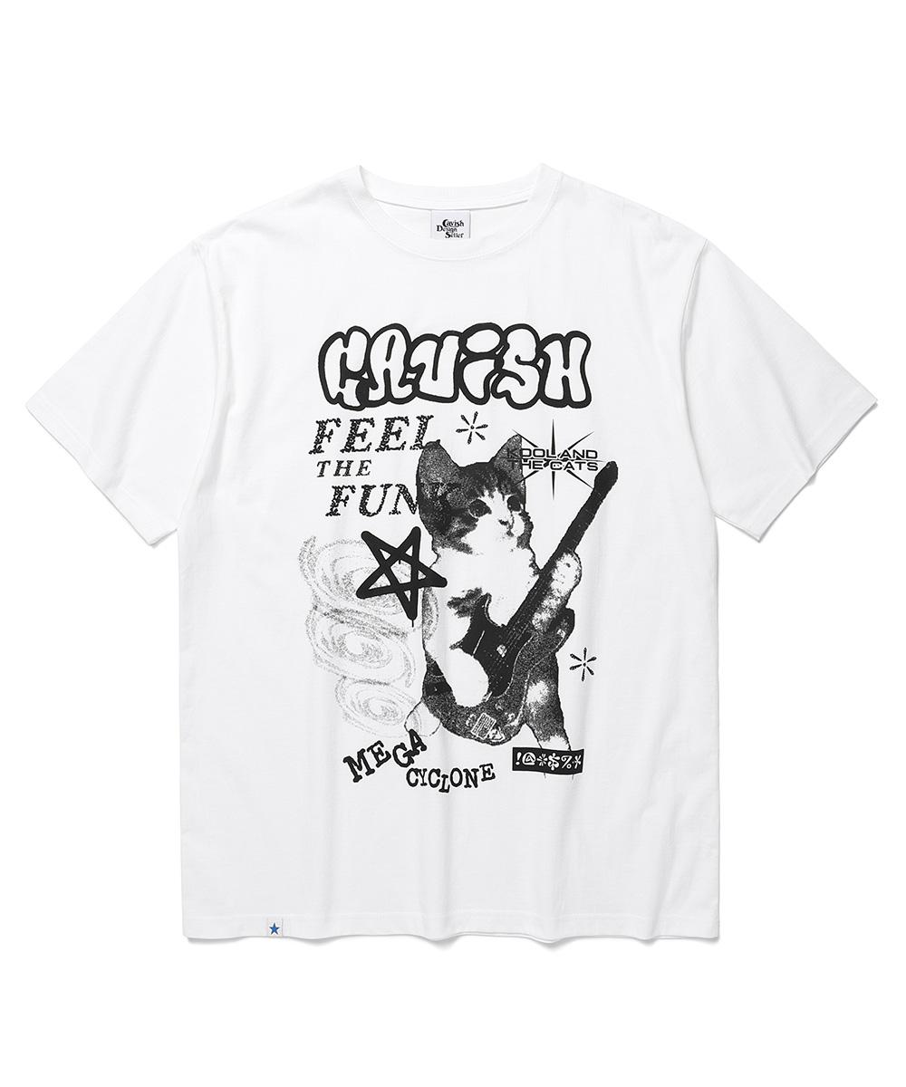 [4월 18일 예약배송] MEGA CYCLONE SS TEE[WHITE]
