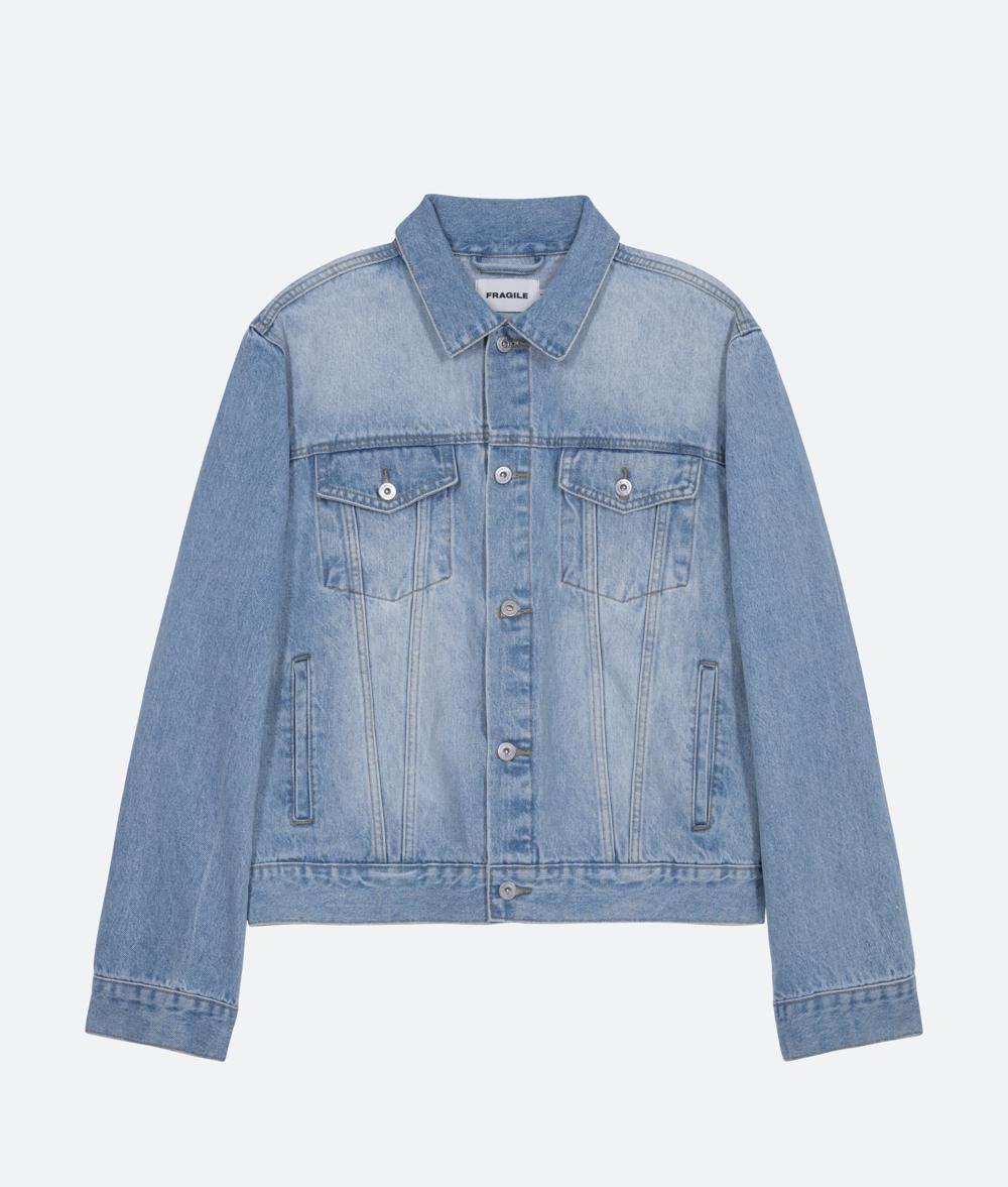 [FRAGILE] FRAGILE® Light Blue Wash Denim Jacket