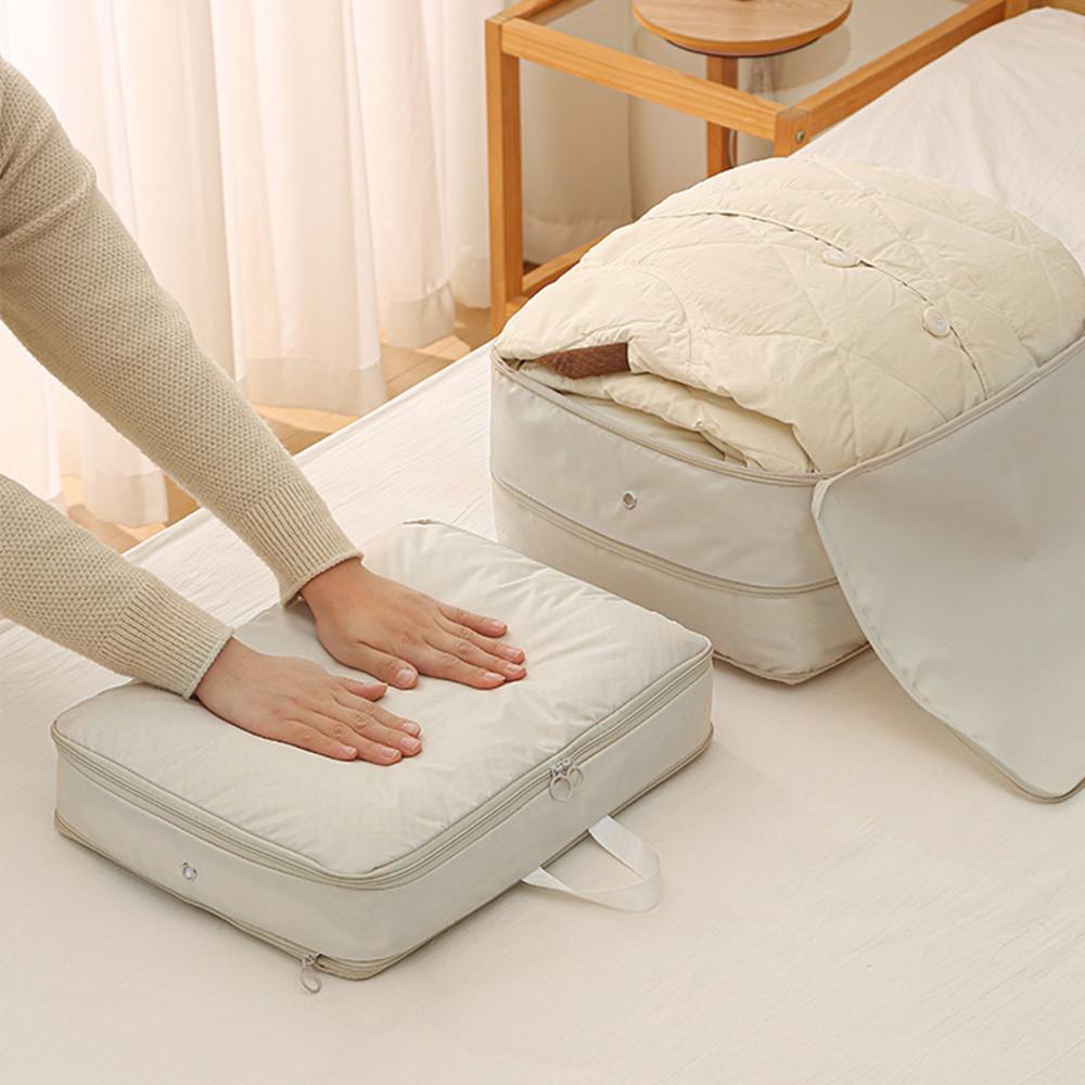 대용량 이불 압축백 옷 패딩 정리 수납 보관 가방 여행용 캐리어 부피 압축 파우치 소형