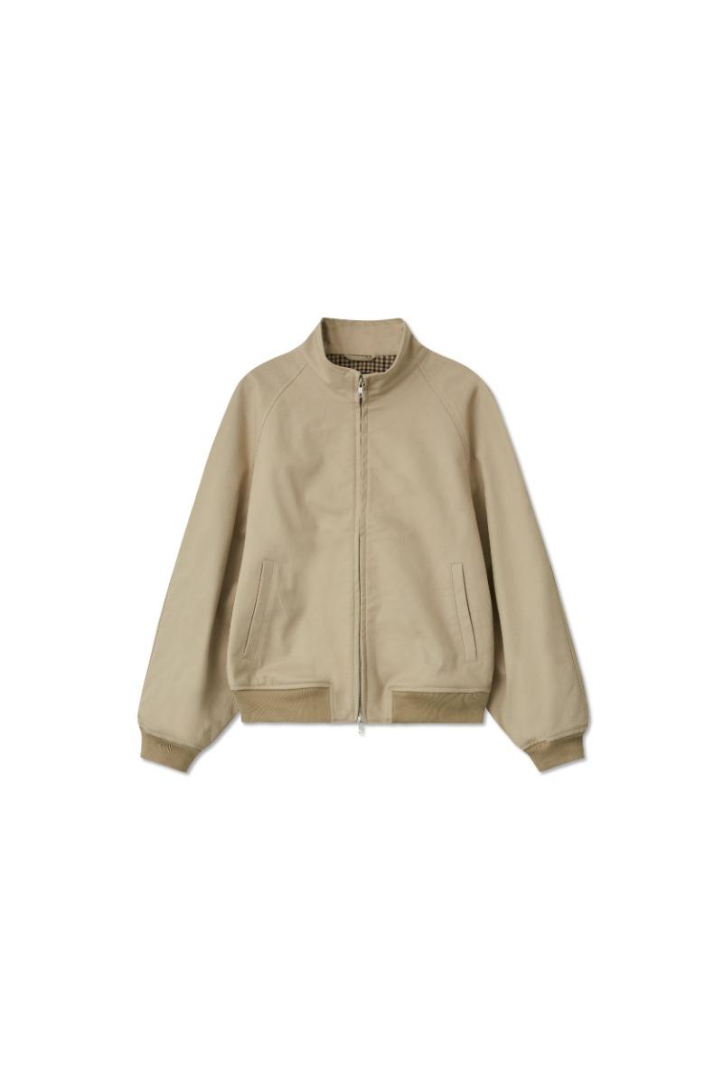 COTTON ZIP-UP BLOUSON