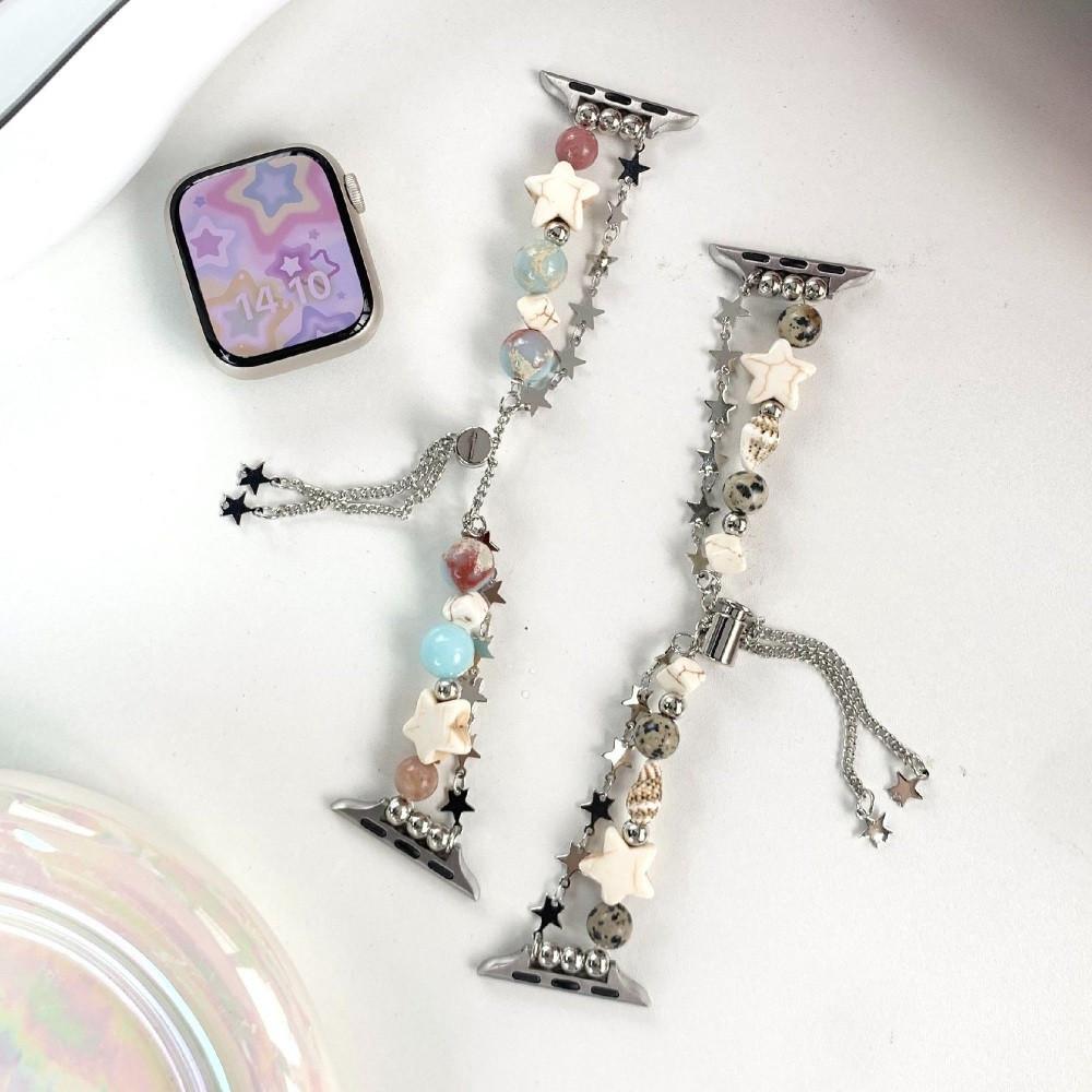 샵베흐 applewatch 별빛 구슬 애플워치 불가사리조가비조개껍질 특이한 귀여운 스트랩