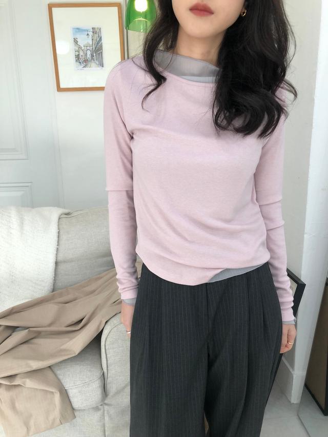 리사 슬림 티 (4colors)