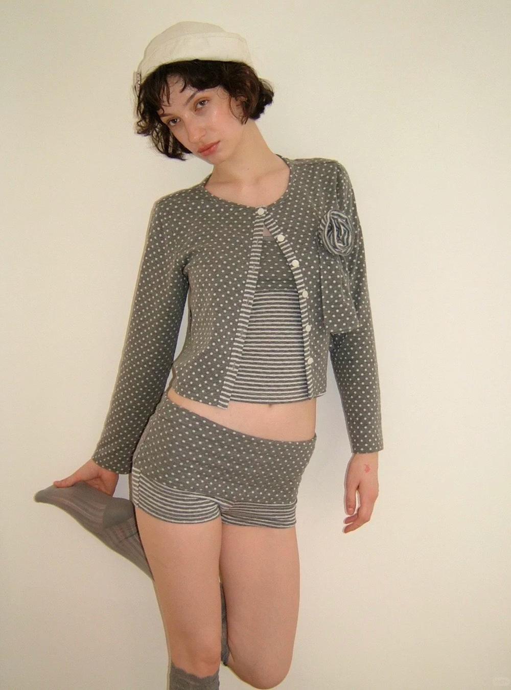 Dot Bloom Cardigan