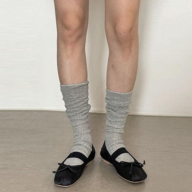 [셔링니삭스!] 골지 워머 니삭스 [ 니삭스 골지 셔링삭스 셔링양말 셔링니삭스 그레이 오트밀 블랙 반장 토시양말 토시니삭스 레그워머 ]