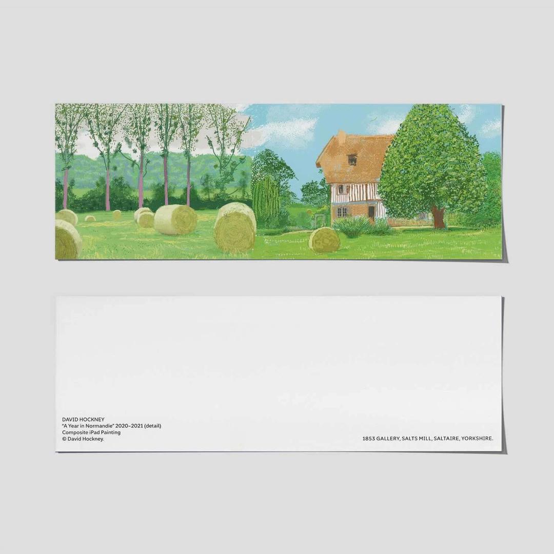 [데이비드 호크니 postcard] Normandie I, 25 x 8.7 cm 엽서