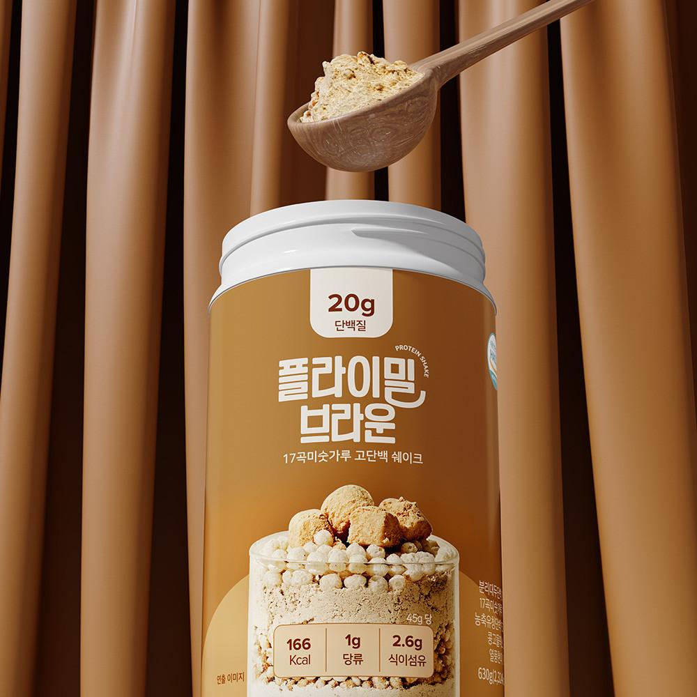 플라이밀 단백질 쉐이크 대용량 630g 미숫가루맛 [원산지:상세설명에 표시]