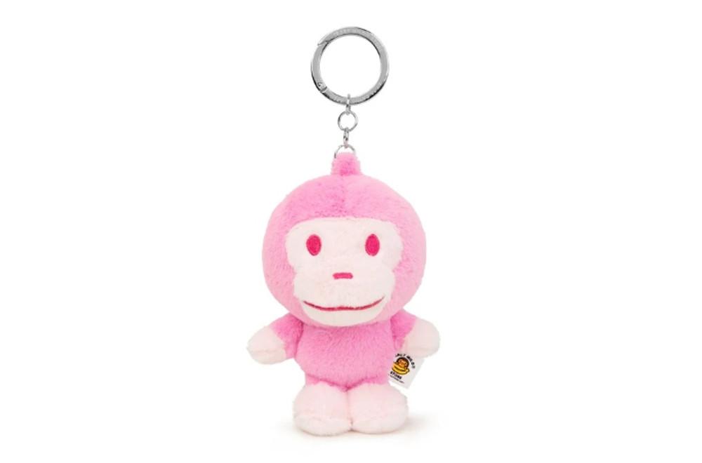 [베이프정품] 베이프 베이비 마일로 플러시 돌 키체인 키링 BAPE BABY MILO PLUSH DOLL KEYCHAIN
