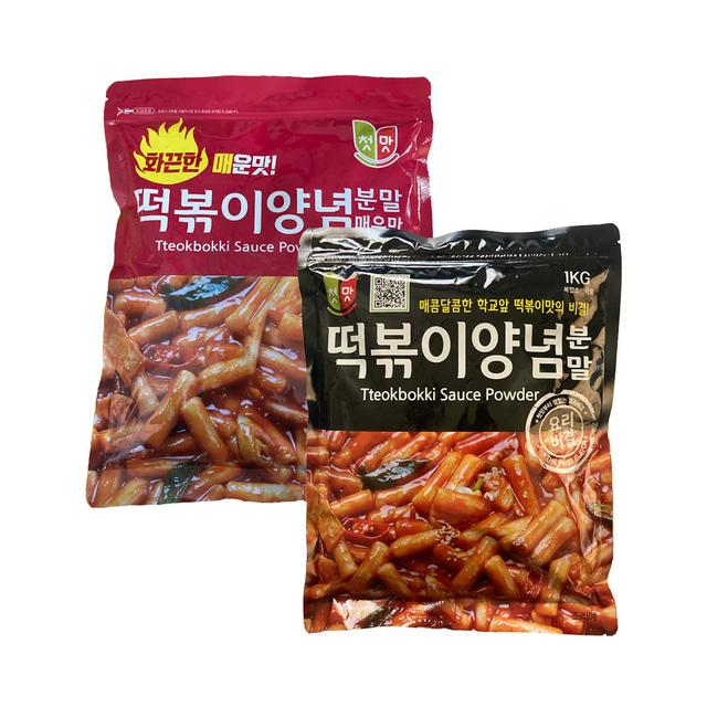 청우 첫맛 떡볶이 양념 분말 1KG 두가지맛