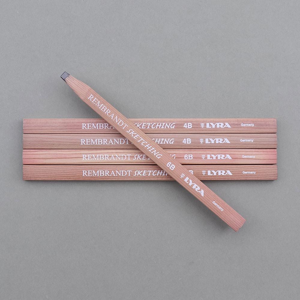 리라 램브란트 스케칭 연필 목공연필 4B/6B LYRA REMBRANDT SKETCHING