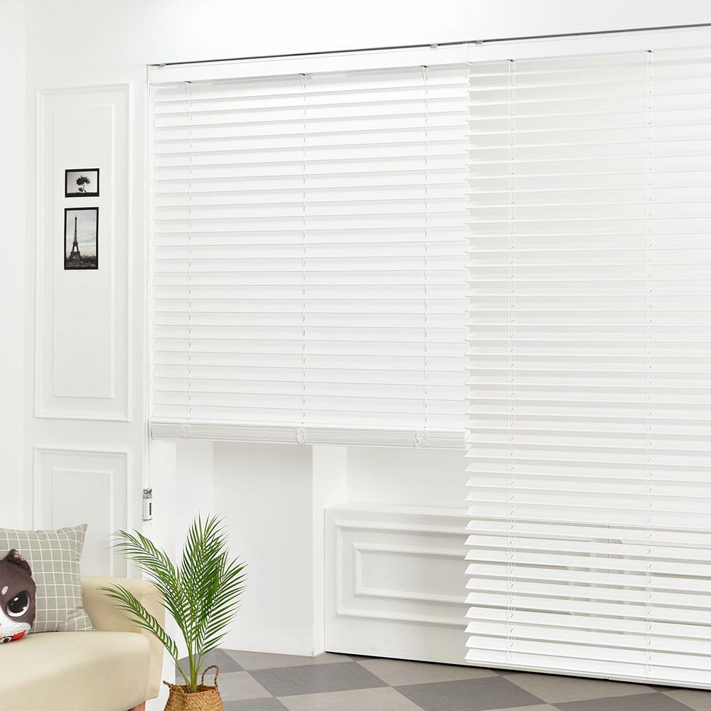 화이트 우드블라인드 오동나무 40 x 40