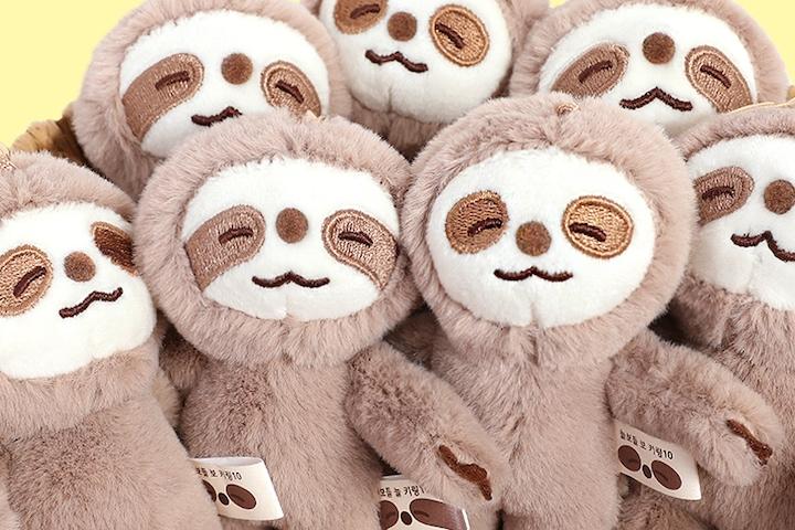 나무늘보 키링 가방고리 10CM