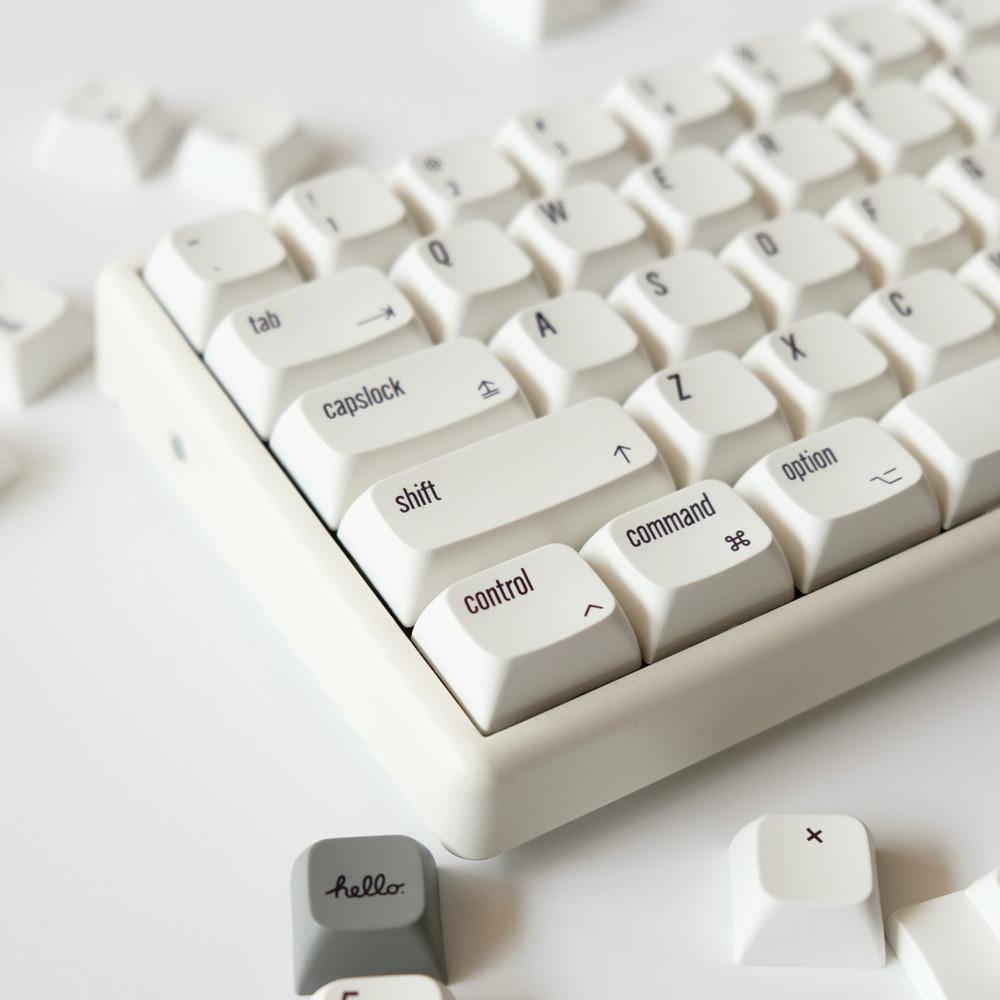 키캡버거 애플 키캡 PBT XDA 염료승화 127키 맥OS 맥용 키캡놀이 키크론