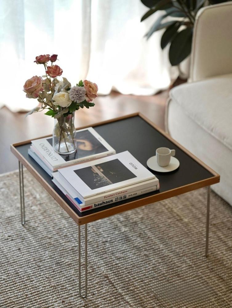 바우하우스 거실테이블 모던 사각테이블 핀율 트레이 테이블