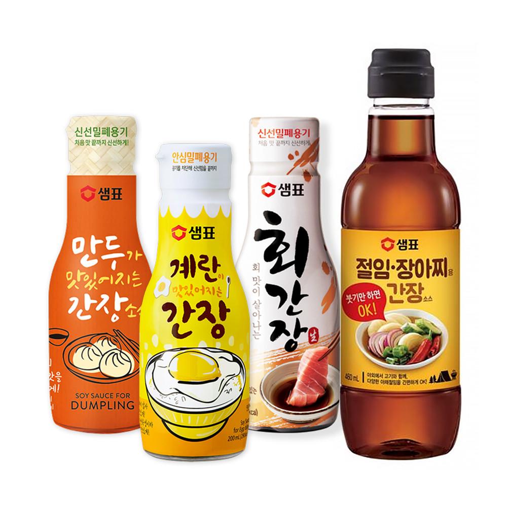 샘표 간장소스 모음 계란밥 만두 회간장 절임 장아찌용
