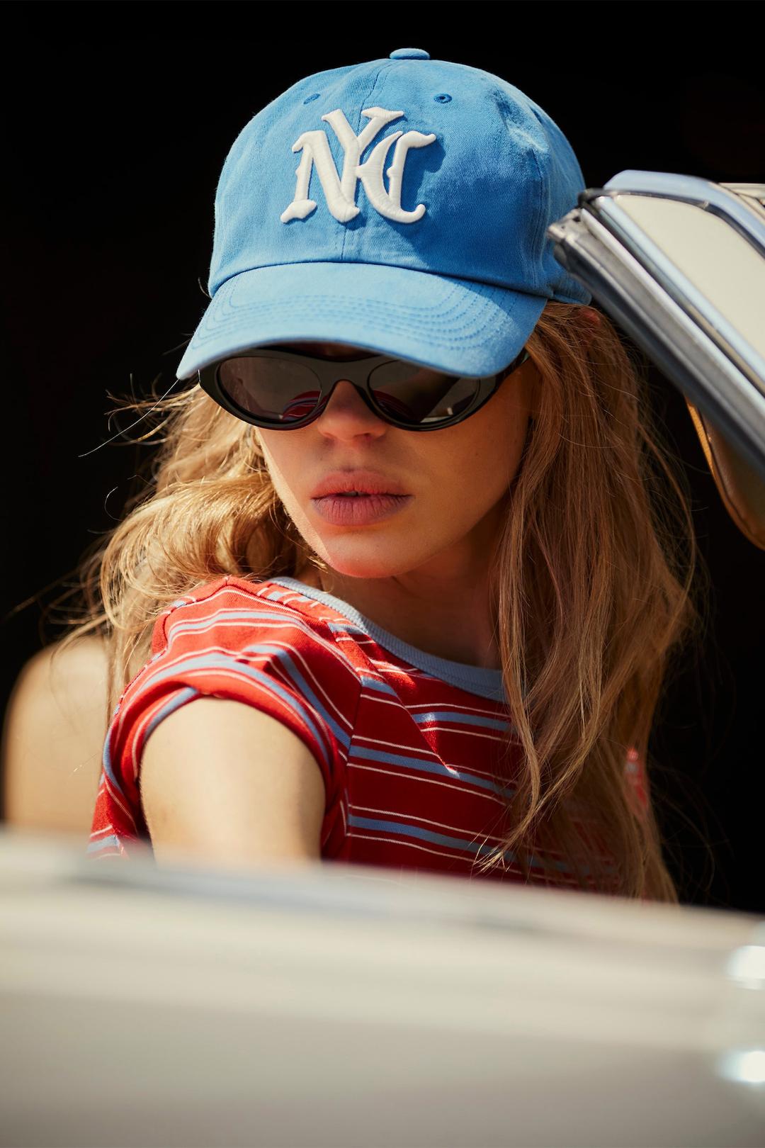 NYC VINTAGE BALL CAP BLUE