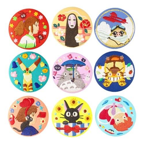 지브리 자수 컬렉션 캔뱃지(ver.2)