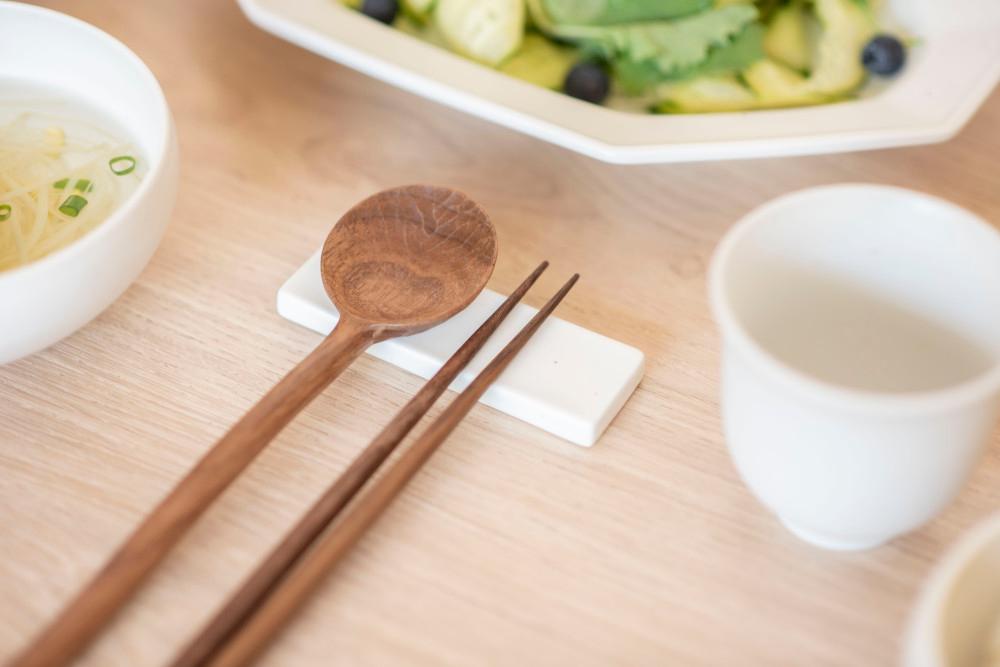 솔솔푸른솔 순수무광 수저받침