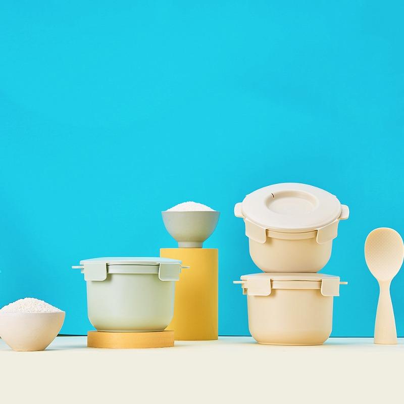 빼콩 X 칼로볼 전자렌지 저당밥솥