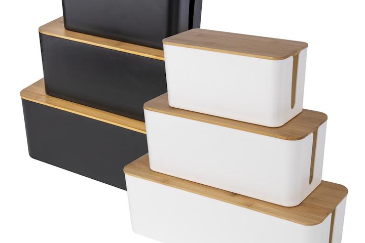 우드 멀티탭 정리함 다용도 케이블 디자인 보관함 3size