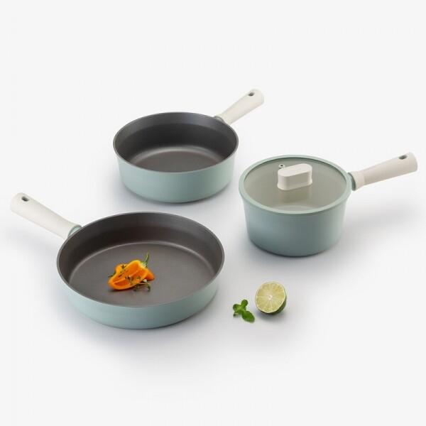 [온라인전용]슈트 IH 편수냄비18cm + 멀티팬22cm + 프라이팬26cm 3P 세트
