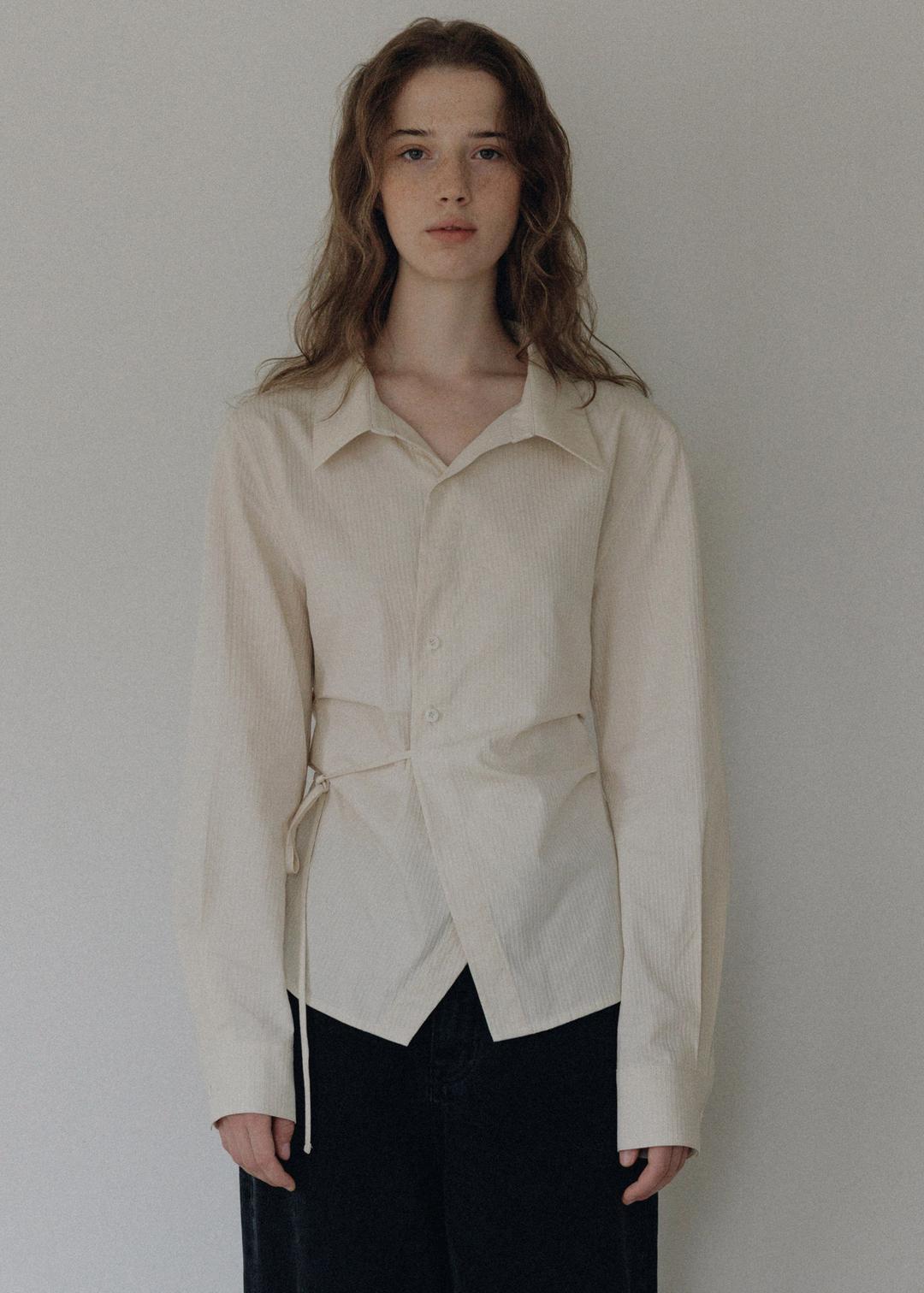 Elio strap shirts (beige)