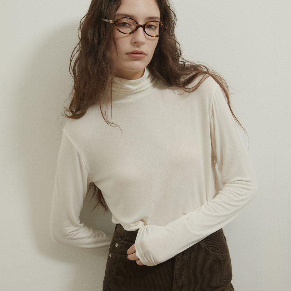 Basic turtleneck logo top_[4Color]
