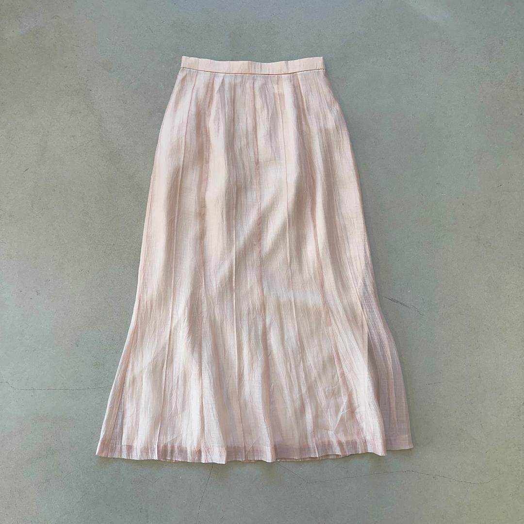 Pink tencel skirt