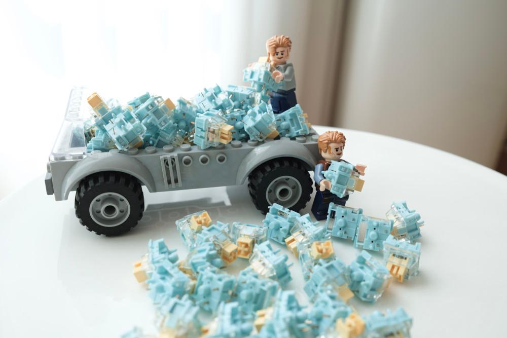 하이무 바다소금 스위치 리니어타입 수작업 풀윤활 스위치 키보드공방