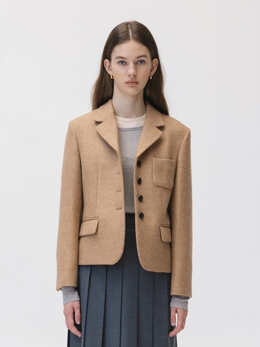 Ribbed Cotton Top Light Gray (JWTS3F901G1)