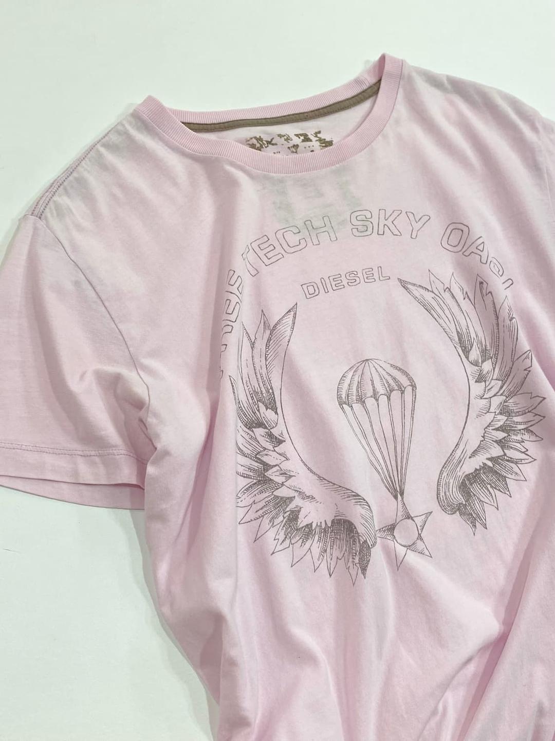Diesel 디젤 y2k 날개 프린팅 반팔티