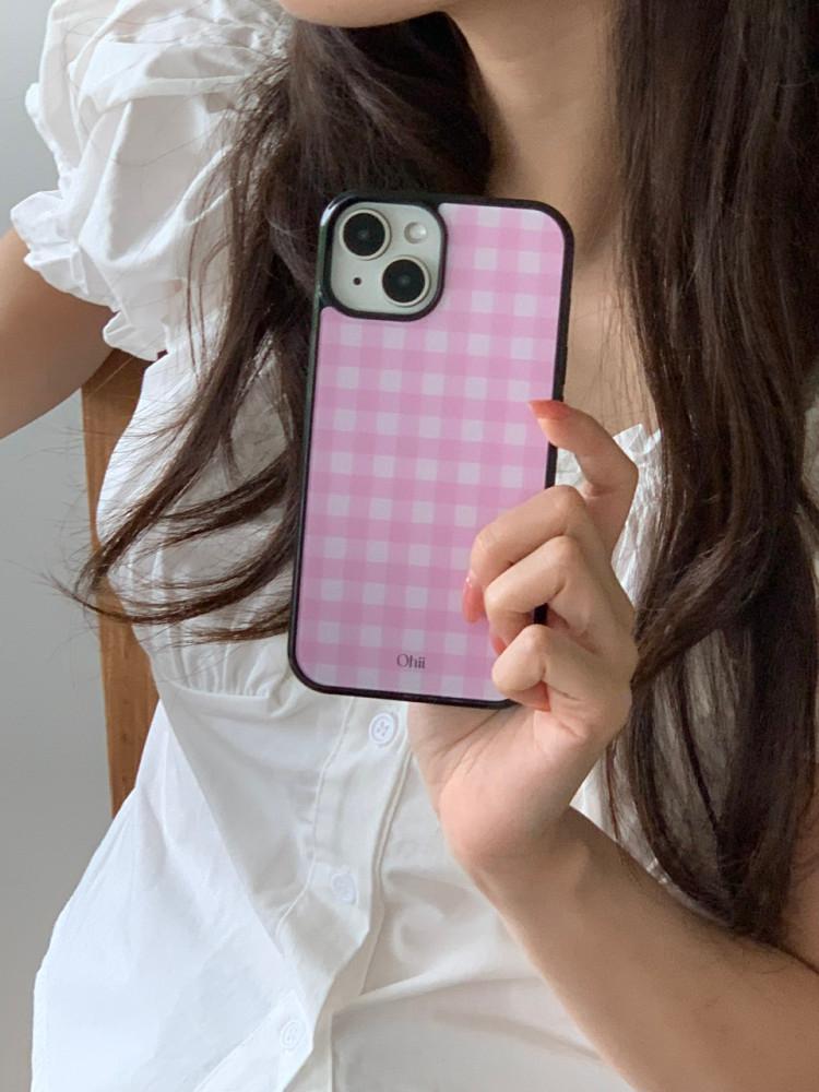 [오히 MADE] 소르베 체크 폰케이스