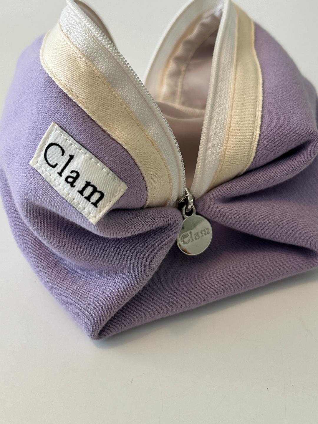 Clam round pouch _ Taro milk tea