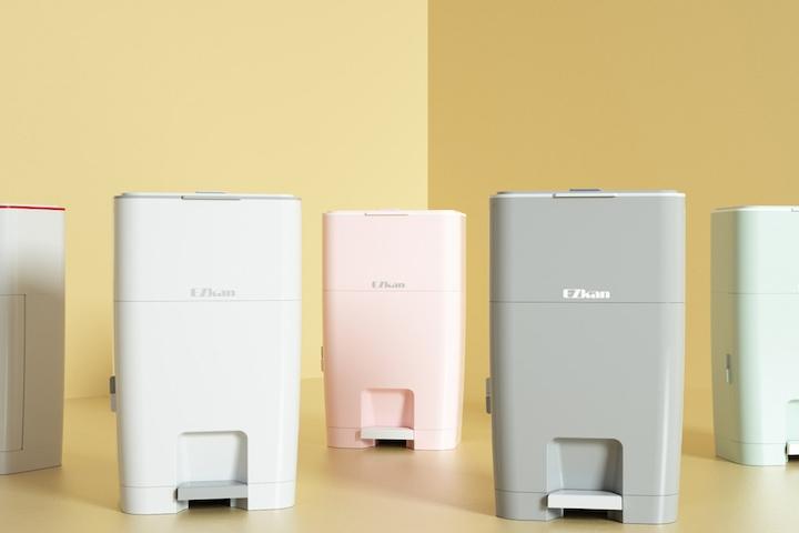 [단독특가 29,700원+2롤증정] 27L 4중 냄새차단 무소음 휴지통 리필/종량제 호환