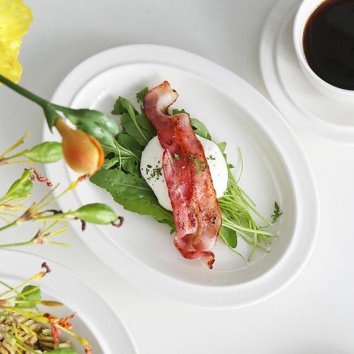 시라쿠스 메이플 타원접시 23cm